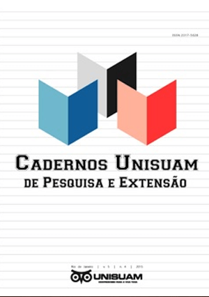  Cadernos UNISUAM de Pesquisa, Extensão e Inovação